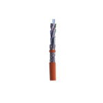 کابل شبکه نگزنس Cat6 SFTP آلومینیوم روکش مس (CCA) با روکش PVC حلقه 500 متری.