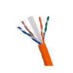 کابل شبکه نگزنس Cat6 UTP تمام مس تست فلوک پرمننت با روکش PVC حلقه 305 متری.