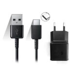 شارژر دیواری سامسونگ و به همراه کابل تبدیل USB به USB-C مدل + Galaxy S10