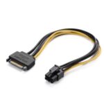 کابل تبدیل برق ساتا به 6 پین گرافیک (SATA TO 6PIN VGA)