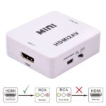 تبدیل HDMI به AV و RCA (برند mini)