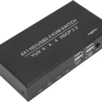 KVM سوییچ 4 پورت HDMI 4K لمونتک