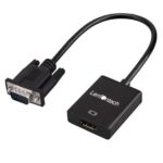 مبدل VGA به HDMI لمونتک همراه با کابل صدا و برق