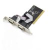 کارت سریال rs232 اسلات PCI دو پورت (BLACK)