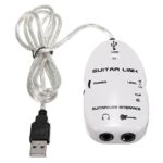 کابل تبدیل گیتار به USB کامپیوتر و خروجی هدفون لمونتک
