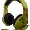 هدست گیمینگ با میکروفون TUCCI A4 Camouflage light green