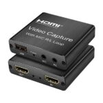 کارت کپچر اکسترنال HDMI همراه با پورت میکروفون لمونتک